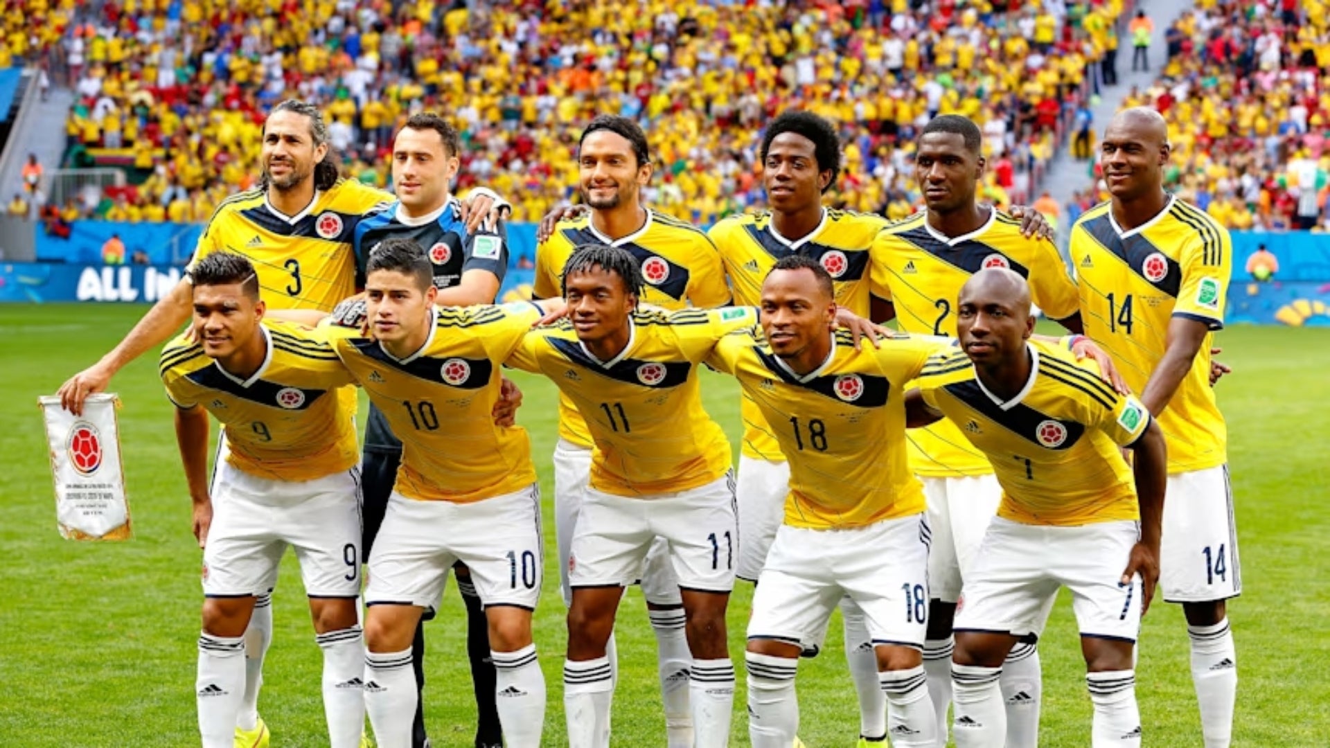 selección Colombia en el Mundial 2014